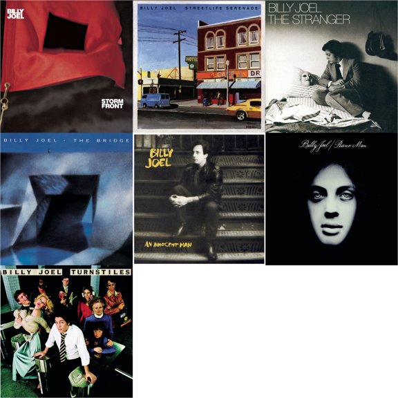 Turnstiles & Stormfront & Streetlife Serenade & Bridge & An Innocent Man & Piano Man & Stranger [CD Bundle]