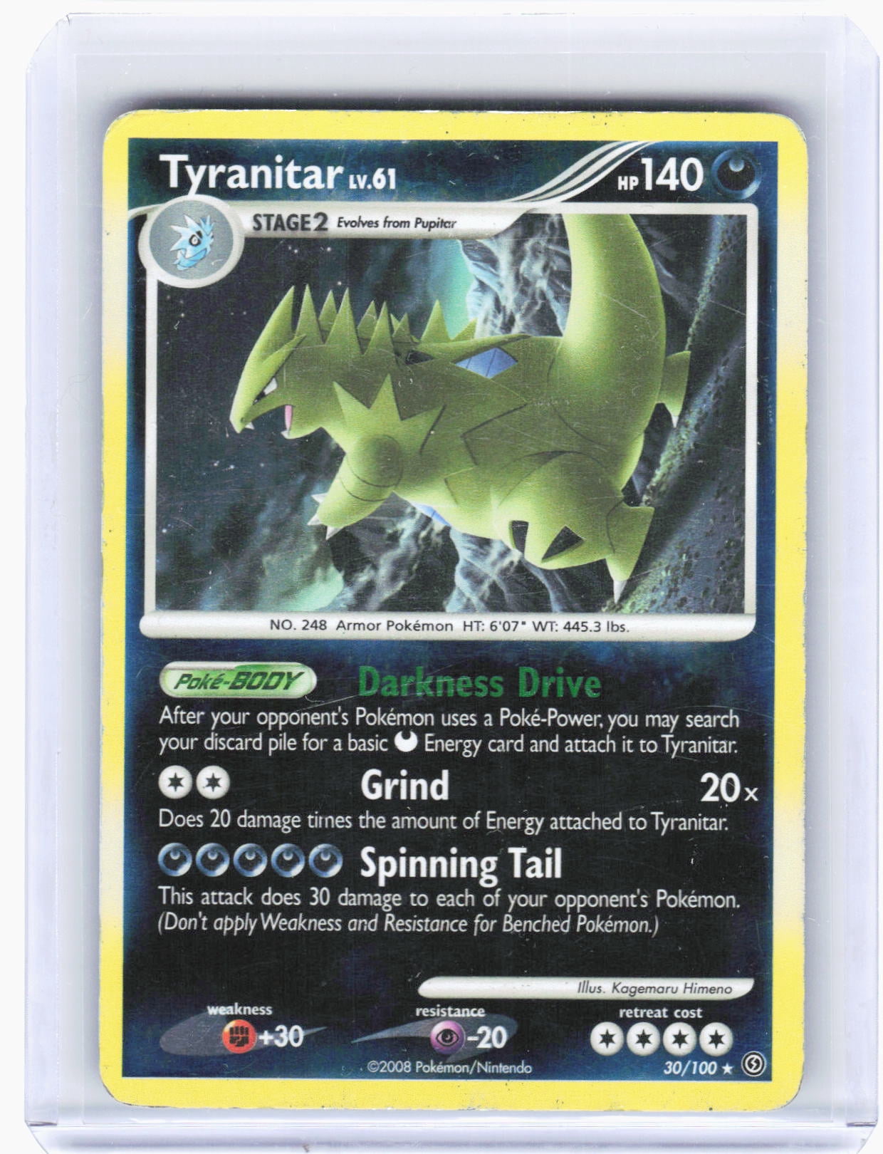Tyranitar Pokemon Card Tyranitar Pokemon Card