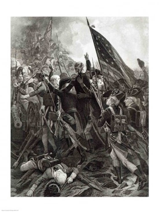 Storming of Stony Point July 1779 Canvas Art - (18 x 24)