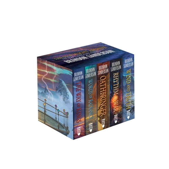 Stormlight Archive The Stormlight Archive Hardcover Boxed Set, Books 1-5: The Way of Kings, Words of Radiance, Oathbringer, Rhythm of War, , (Paperback)