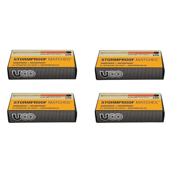 Stormproof Waterproof Windproof Match 4-Pack XYT