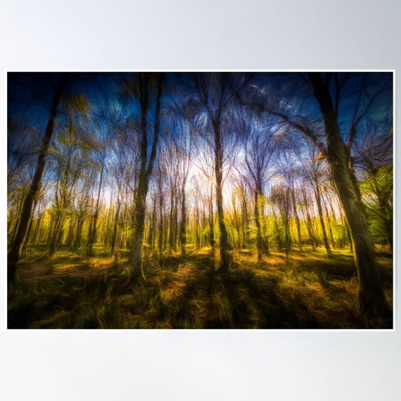 Storms Forest Art Turner Poster Wall Art, Modern Wall Decor, 8x12 UNFRAMED