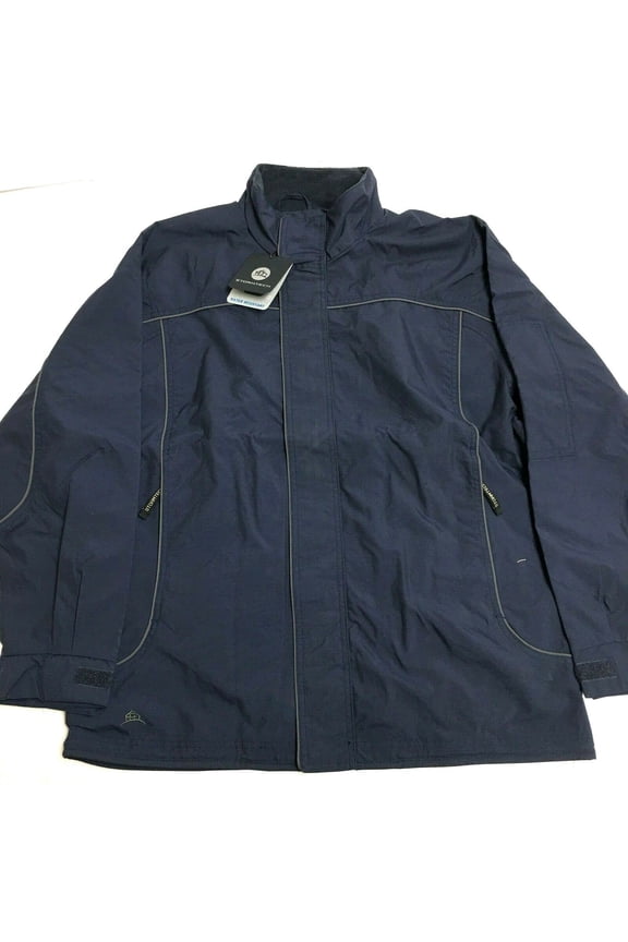 - Men's Long-sleeved Water Resistant Jacket, Navy Small