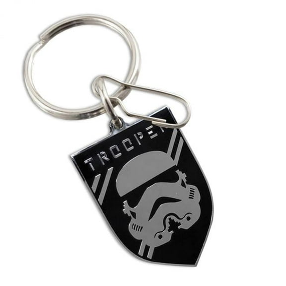 Stormtrooper Badge Metallic Keychain