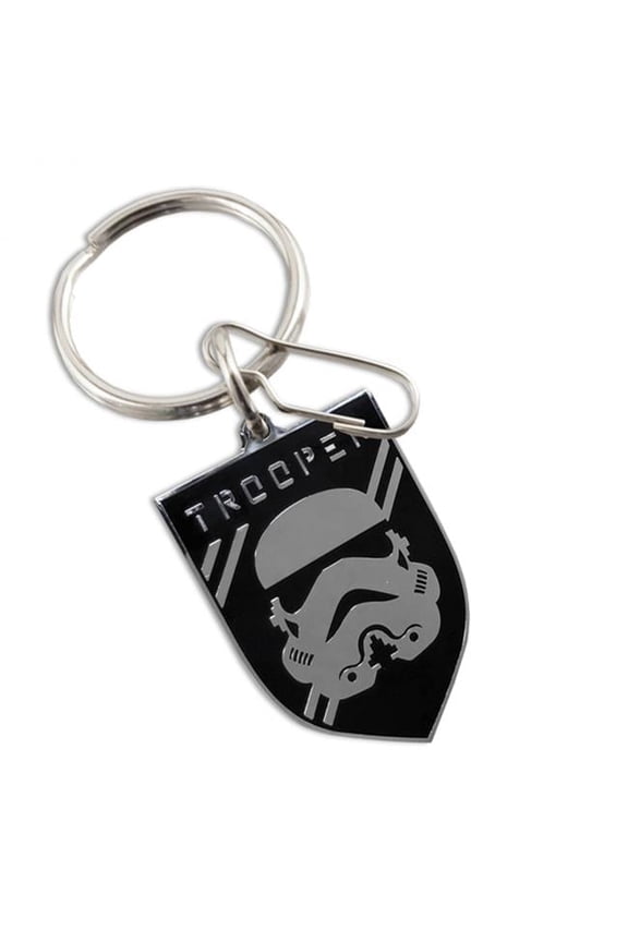 Stormtrooper Badge Metallic Keychain
