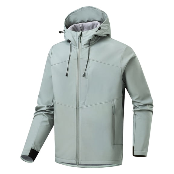 Stormtrooper Jacket for Mens Open-Front Full-Zip Jackets Windproof Rainproof Sweat Jackets Athletic Stretch Relaxed Fit Hoodies Wind Resistant Windbreaker Sweater Jacket Blazer