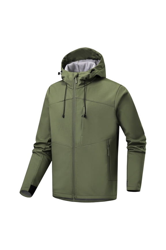 Stormtrooper Jacket for Mens Open-Front Full-Zip Jackets Windproof Rainproof Sweat Jackets Athletic Stretch Relaxed Fit Hoodies Wind Resistant Windbreaker Sweater Jacket Blazer