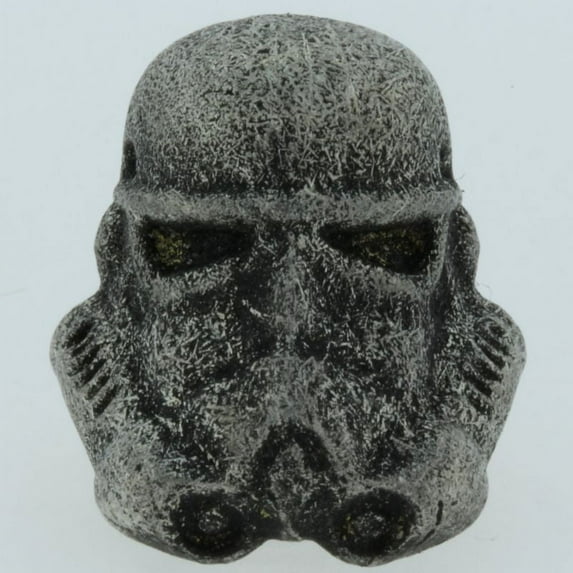 Stormtrooper Paracord / Lanyard Bead in Pewter for Jig Pro Shop by Marco Magallona