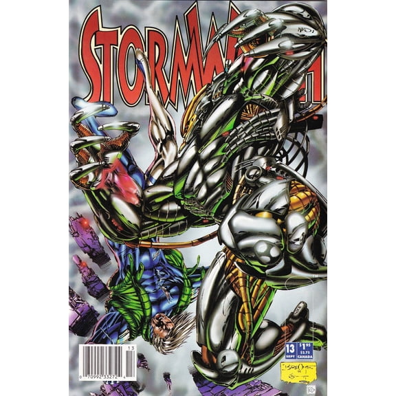 Stormwatch #13 (Newsstand) VF ; Image Comic Book