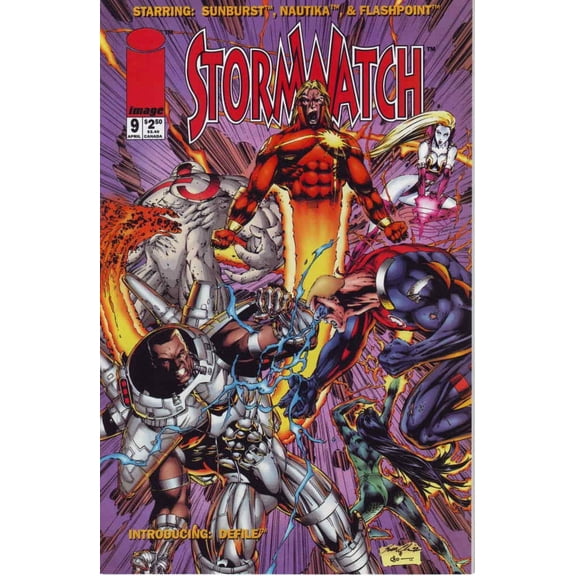 Stormwatch #9 VF ; Image Comic Book