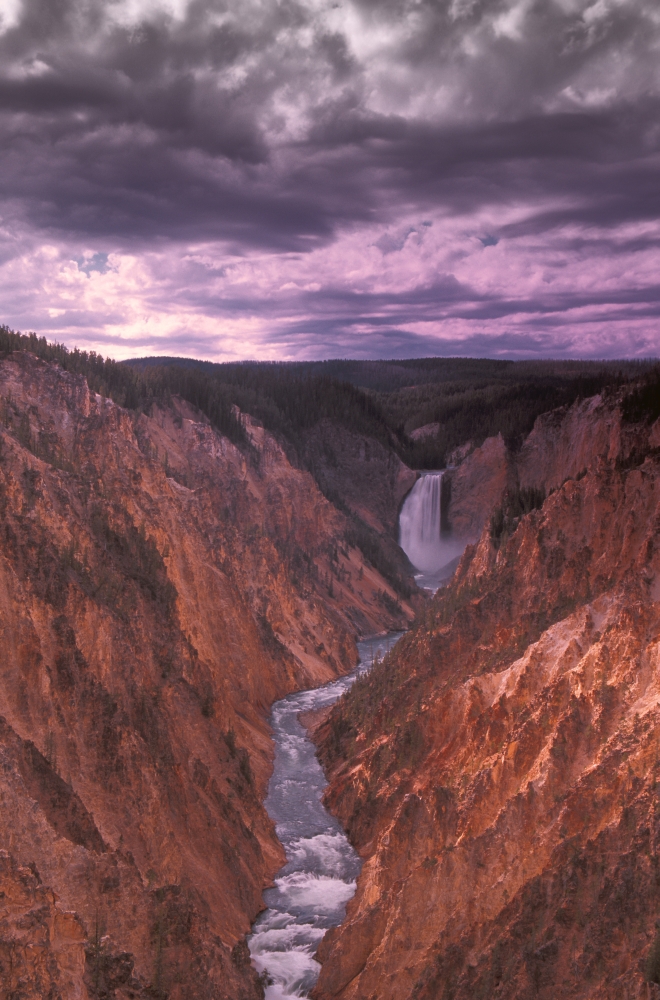 Stormy Canyon Canvas Art - Carson Ganci  Design Pics (11 x 17)