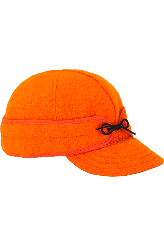 The Original Stormy Kromer Cap Size, Blaze Orange, Size 7.375