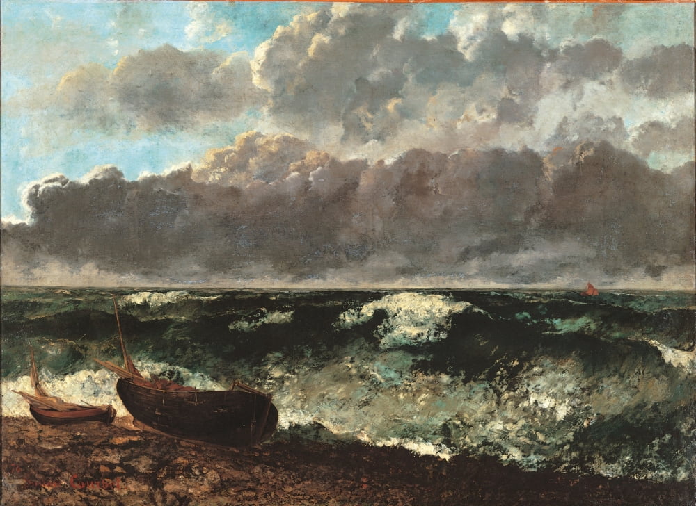 Stormy Sea Canvas Art - (24 x 18)