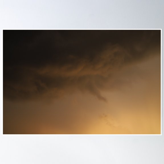 Stormy Sky Poster Wall Art, Modern Wall Decor, 8x12 UNFRAMED