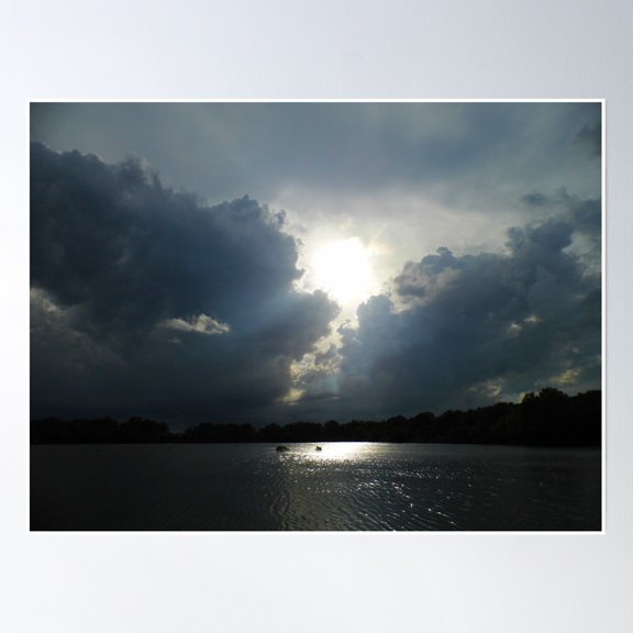 Stormy Sky Poster Wall Art, Modern Wall Decor, 8x12 UNFRAMED