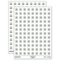 thumbnail image 1 of Stormy Storm Weather Day Planner 200+ Round Stickers - White - Matte Finish - 0.50" Size, 1 of 3