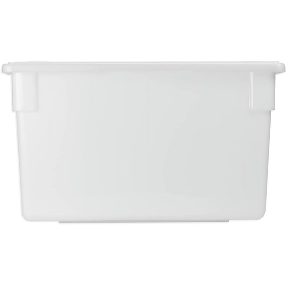 Storplus Food Storage Container with Stackable Design for Catering, Buffets, Restaurants, Polyethylene (Pe), 21.5 Gallon, White, 21.5 Gallon, 26" x 18" x 15"