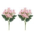 thumbnail image 1 of Storsr 2pcs Artificial Hydrangea Artificial Maple Bouquet - Home Hotel Wedding Party Decor Long-Lasting Faux Maple Ornament, 1 of 5