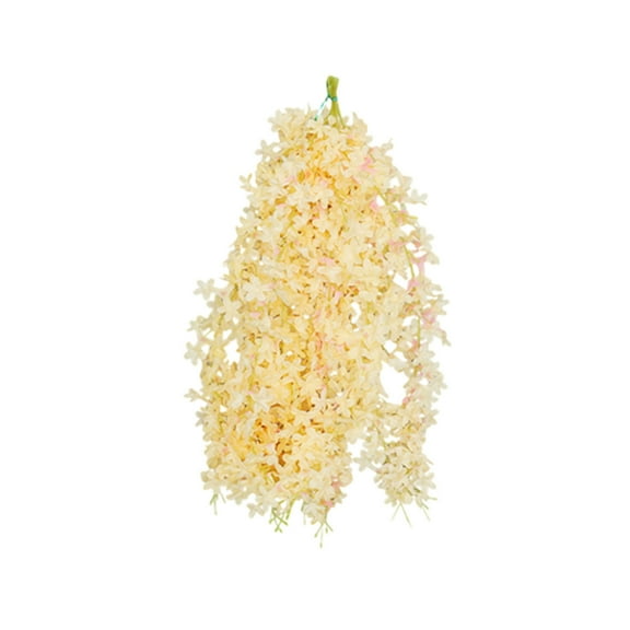 Storsr Artificial Lilac Flowers - 10 Pcs Ceiling Vines for Wedding, Home & Office Decoration - Realistic Plastic Floral Arrangements