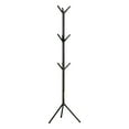 thumbnail image 1 of Storsr Triangular Coat Rack, Floor-Standing Space-Saving Metal Garment Stand with Detachable Design for Entryway, Bedroom, Living Room(Black), 1 of 7