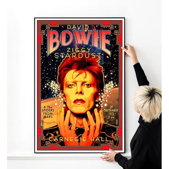 Storstar Vintage Rock Music Print, Retro Music Wall Art, High Quality Photo Decor, Unframed Paper Poster 8x12in