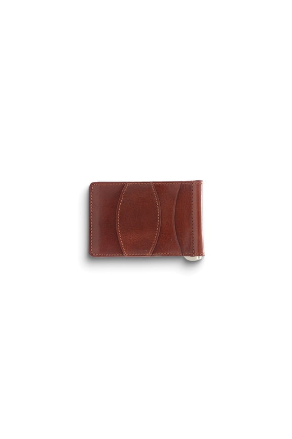 Razor Tobacco Brown Italian Leather Wallet with ID Window