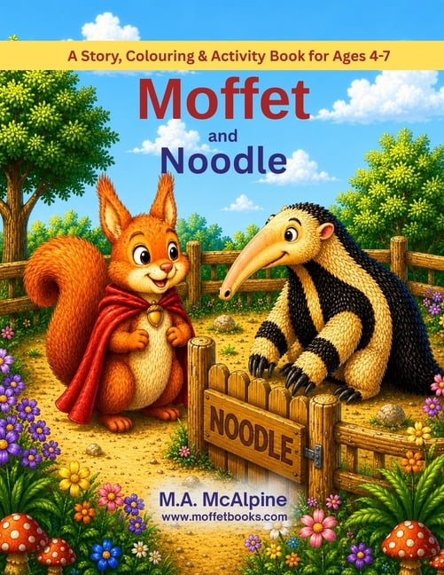 Story, Colouring and Puzzle Moffet and Noodle, (Paperback)