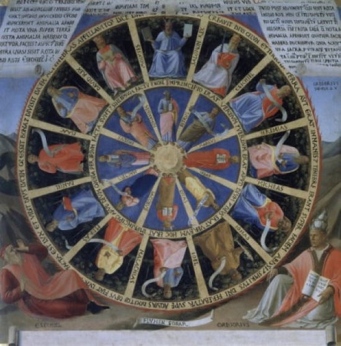 The Story of the Life of Christ Detail - Prophets Apostles and Saints Fra Giovanni Da F Angelico (1387-1455 Italian) Museo di San Marco Florence Italy Canvas Art - Fra Angelico (18 x 24)