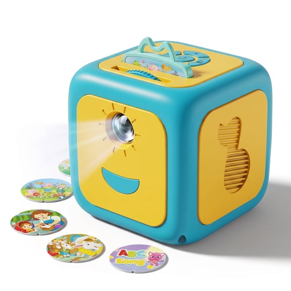 Story Projector for Kids, Story Machine with Early Learning, Music, Night Sky Lights, Storybook Projector, Moonlight Storytime Projector, Story Telling Toy for Toddlers, Gift for Kids Aged 3+