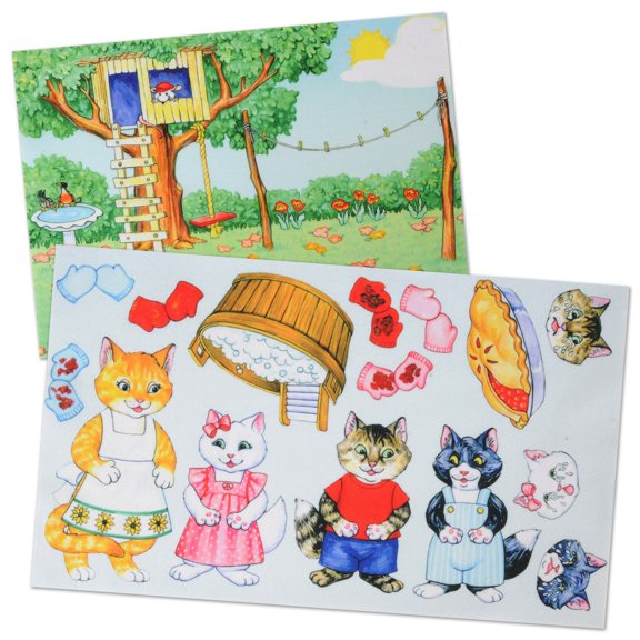 Story Time Felts The Three Little Kittens Who Lost Their Mittens Felt Set - 16 Pieces