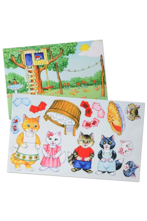 The Three Little Kittens Who Lost Their Mittens Felt Set - 16 Pieces