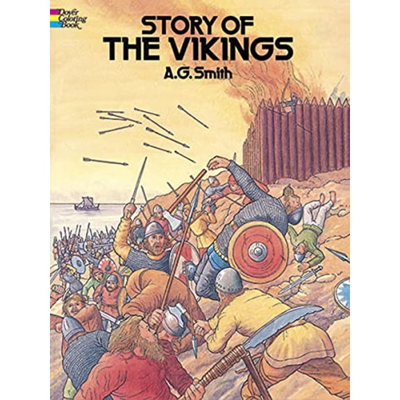 Pre-Owned Story of the Vikings Coloring Book (Paperback) 0486256537 9780486256535