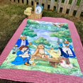 Travel Rug Storybook Bear and Friends Flannel Blanket - Travel - Walmart.com