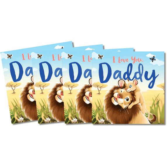 Storybook Greetings I Love You Daddy 4 Book Set (With Envelope)