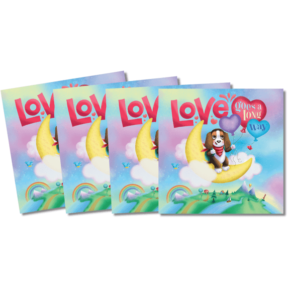 Storybook Greetings Love Goes A Long Way 4 Book Set (With Envelope)