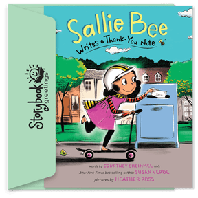 Storybook Greetings Sallie Bee Writes a Thank You with Envelope