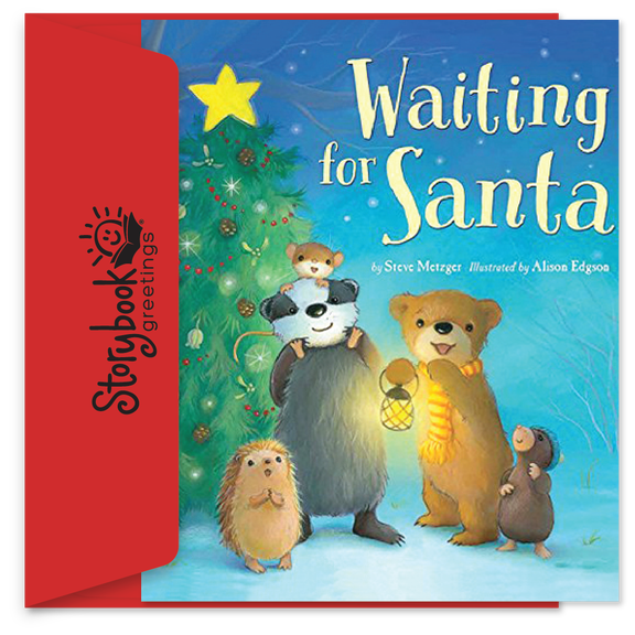 Storybook Greetings Waiting For Santa (With Envelope)