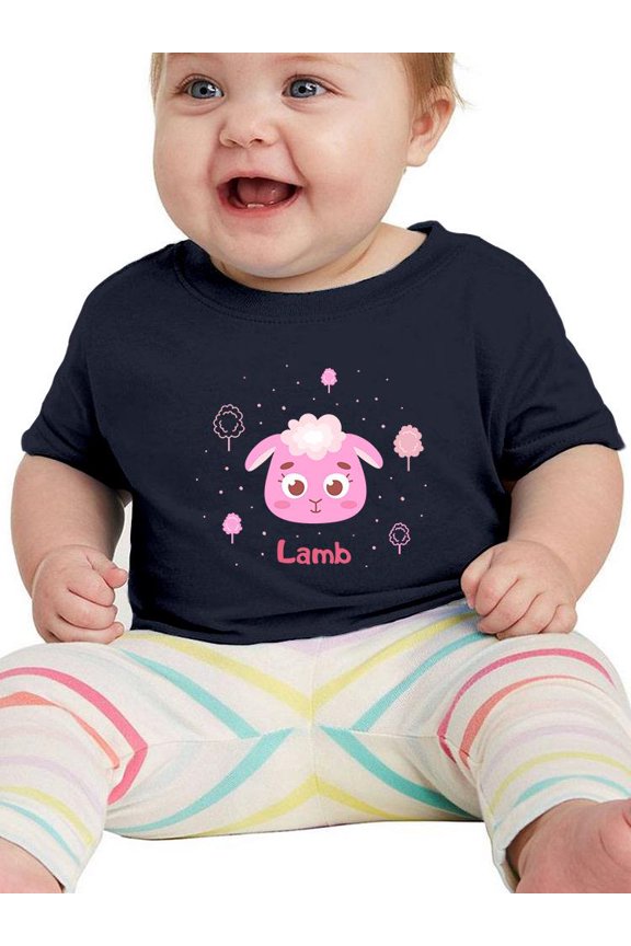 Storybook Lamb Face T-Shirt Infant -Image by Shutterstock,  6 Months