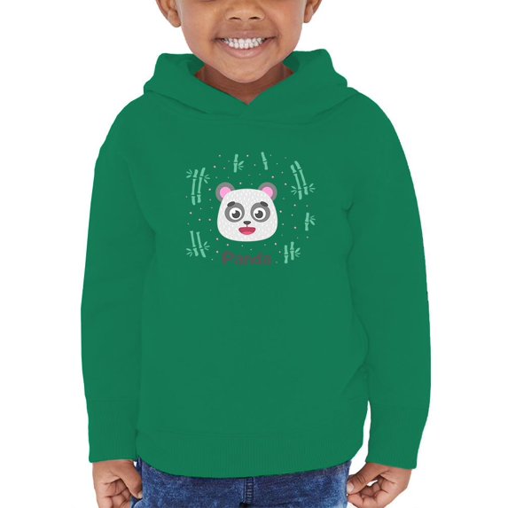 Storybook Panda Smiling Face Hoodie Toddler -Image by Shutterstock, 5 Toddler