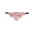 thumbnail image 1 of Storybook Pink Flowers Pattern Bandana - , White, Medium, 1 of 4