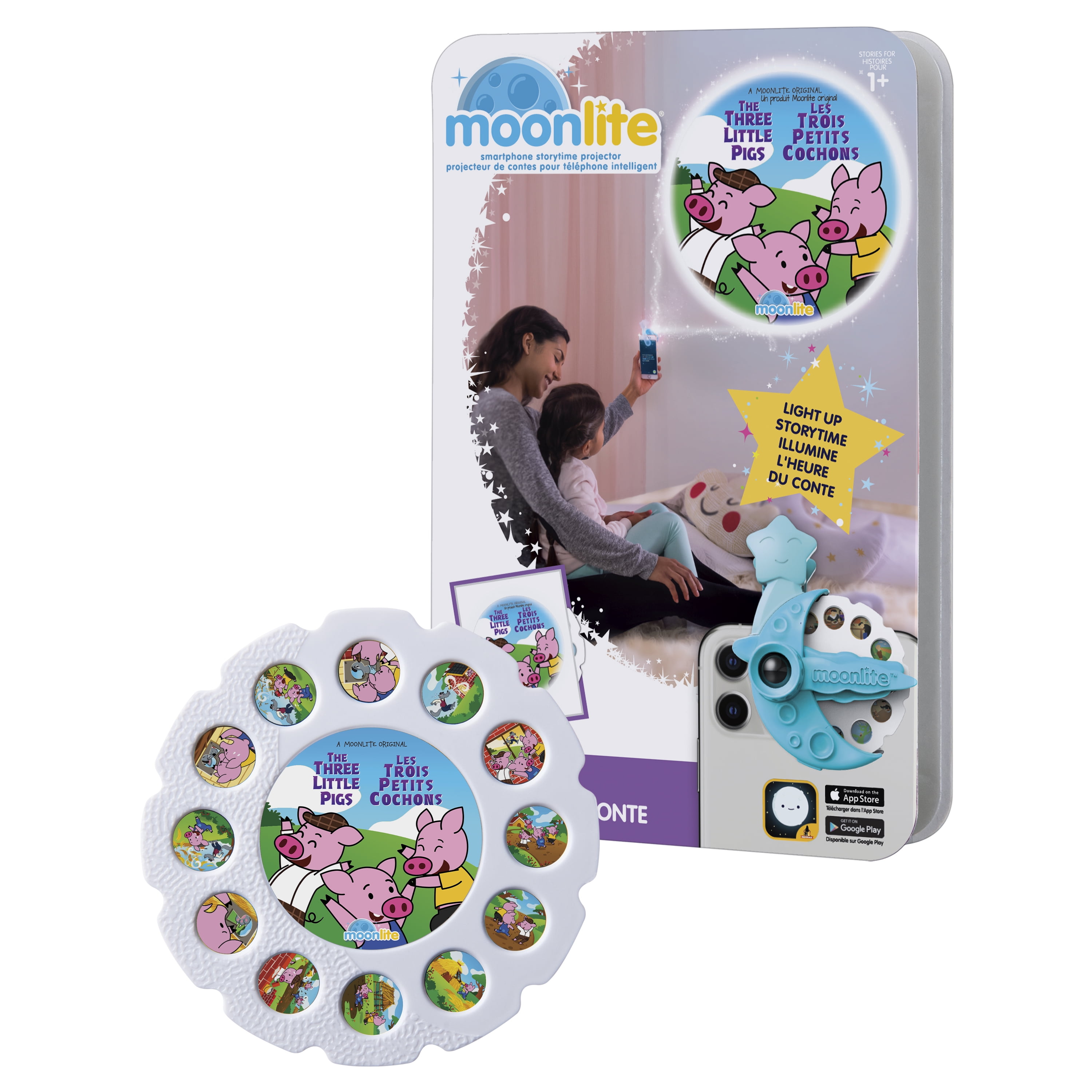Moonlite Storybook Projector Reel for The Three Little Pigs