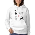 thumbnail image 1 of Storybook Style Deers Hoodie Women -Image by Shutterstock, Female 5X-Large, 1 of 4
