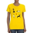 thumbnail image 1 of Storybook Style Deers T-Shirt Women -Image by Shutterstock, Female 5X-Large, 1 of 4