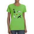 thumbnail image 1 of Storybook Style Deers T-Shirt Women -Image by Shutterstock, Female 5X-Large, 1 of 4