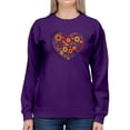 thumbnail image 1 of Storybook Style Flowers Sweatshirt Women -Image by Shutterstock, Female XX-Large, 1 of 4