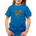 thumbnail image 1 of Storybook Style Flowers T-Shirt Juniors -Image by Shutterstock,  Medium, 1 of 4