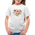 thumbnail image 1 of Storybook Style Flowers T-Shirt Juniors -Image by Shutterstock,  x-Large, 1 of 4