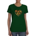 thumbnail image 1 of Storybook Style Flowers T-Shirt Women -Image by Shutterstock, Female Medium, 1 of 4