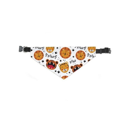 Storybook Tiger Lion Roar Patter Bandana -Image by Shutterstock, Small