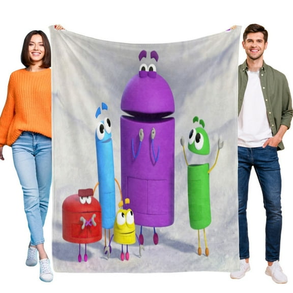 Storybots Throw Blanket Gifts for Fans Lover Girls Boys Women Present Hoodie Him Bed 60"x80"